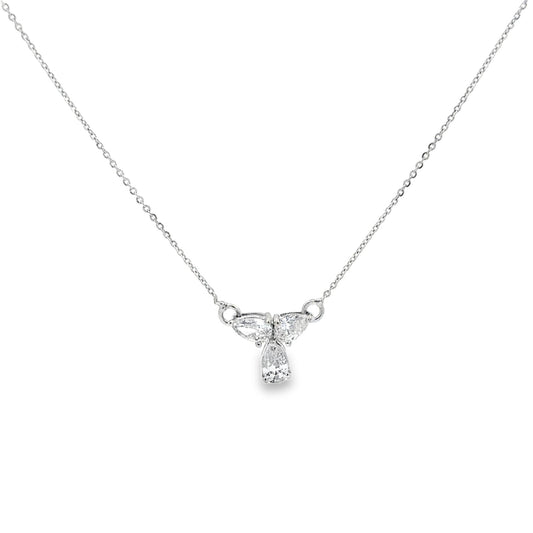 TRIO DIAMOND WHITE GOLD PENDANT