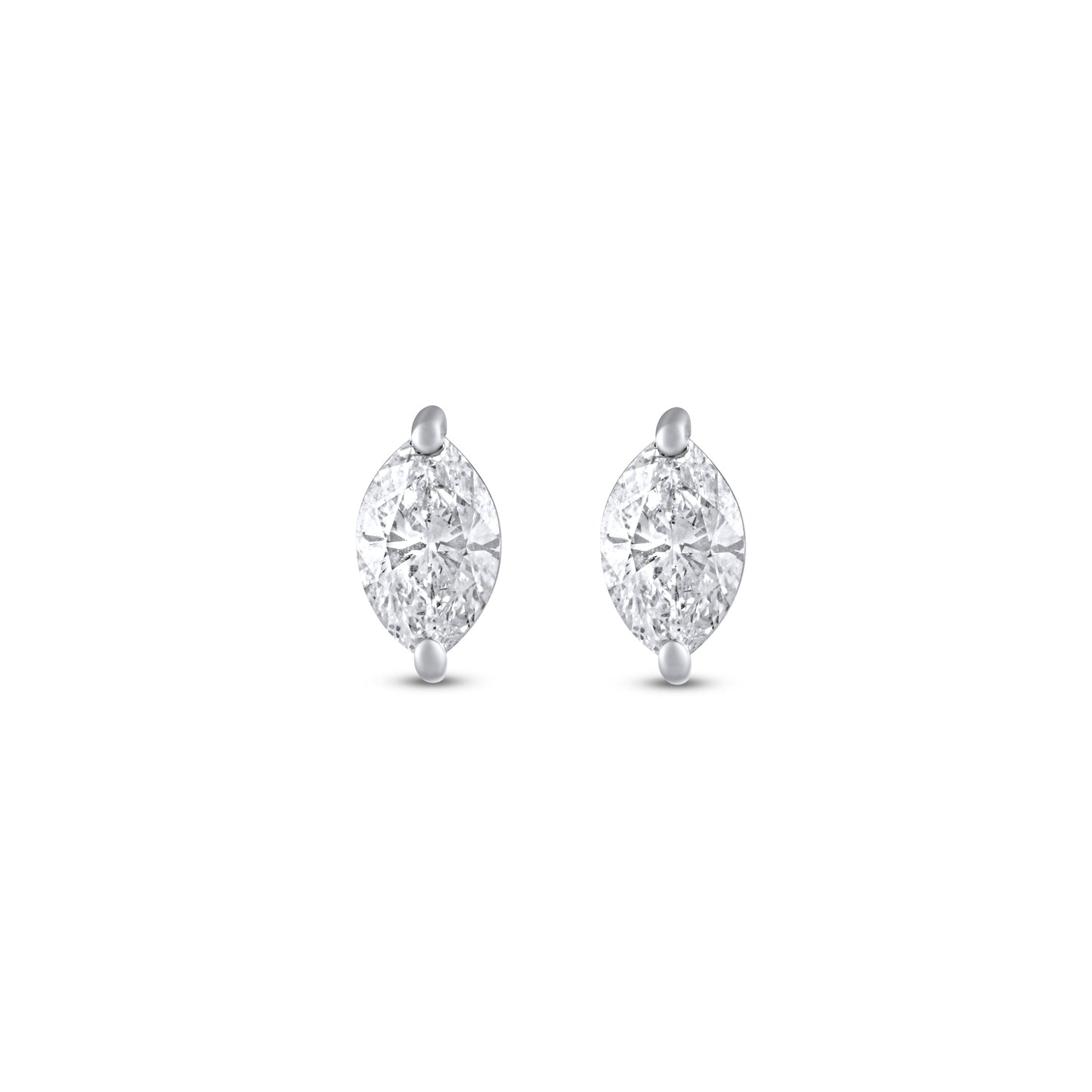 MARQUISE SOLITAIRE EARRING